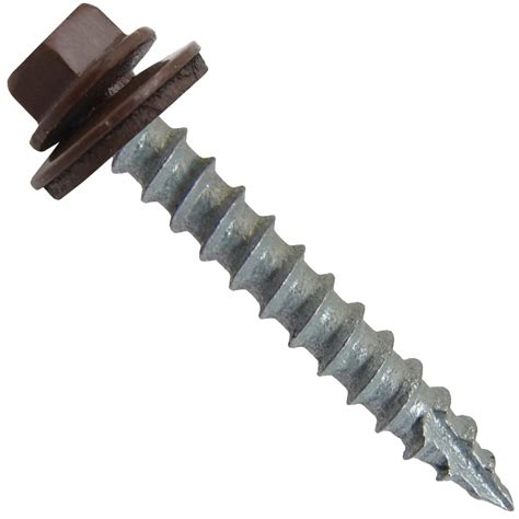 14 roofing screws|roofing screws with rubber washer.